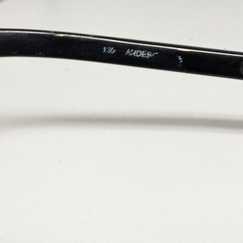 Carrera Sunglasses Mens‎ Black Metal Oval Frame Made in Italy 130 UV Protection